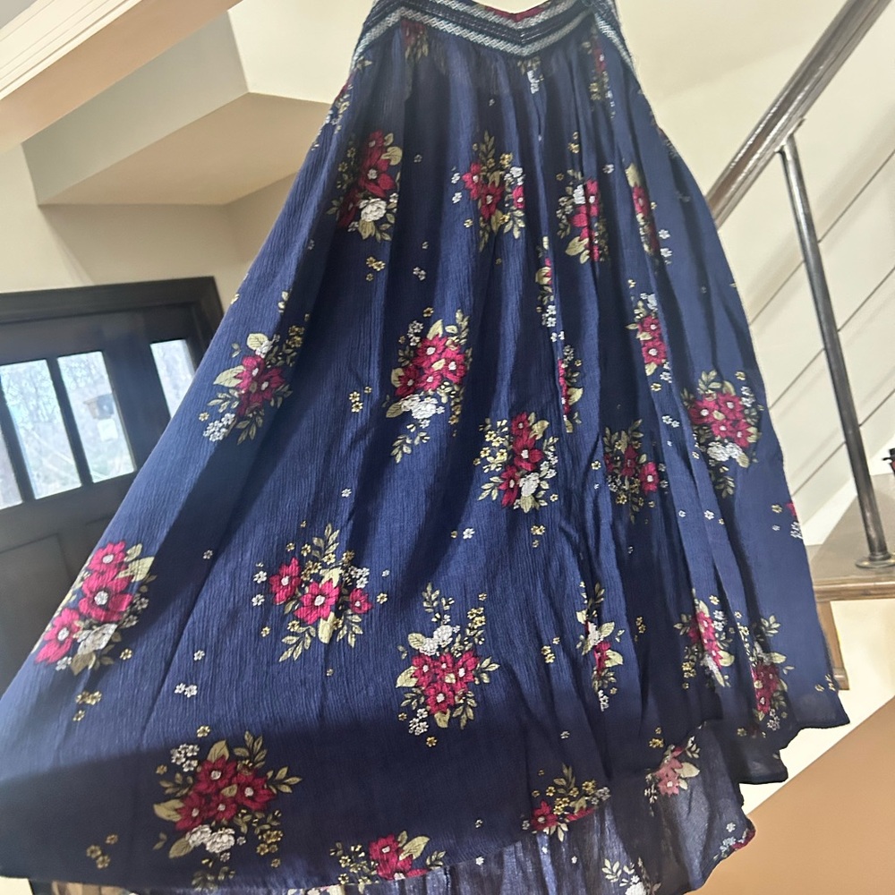 Women's Navy Floral dress